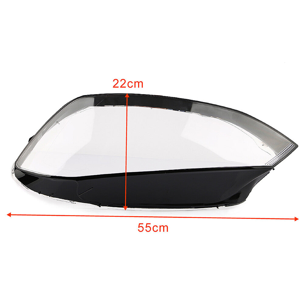 Pair Front Headlight Lens Cover Lampshade Clear for VW for Golf 7 2014-2017 L+R