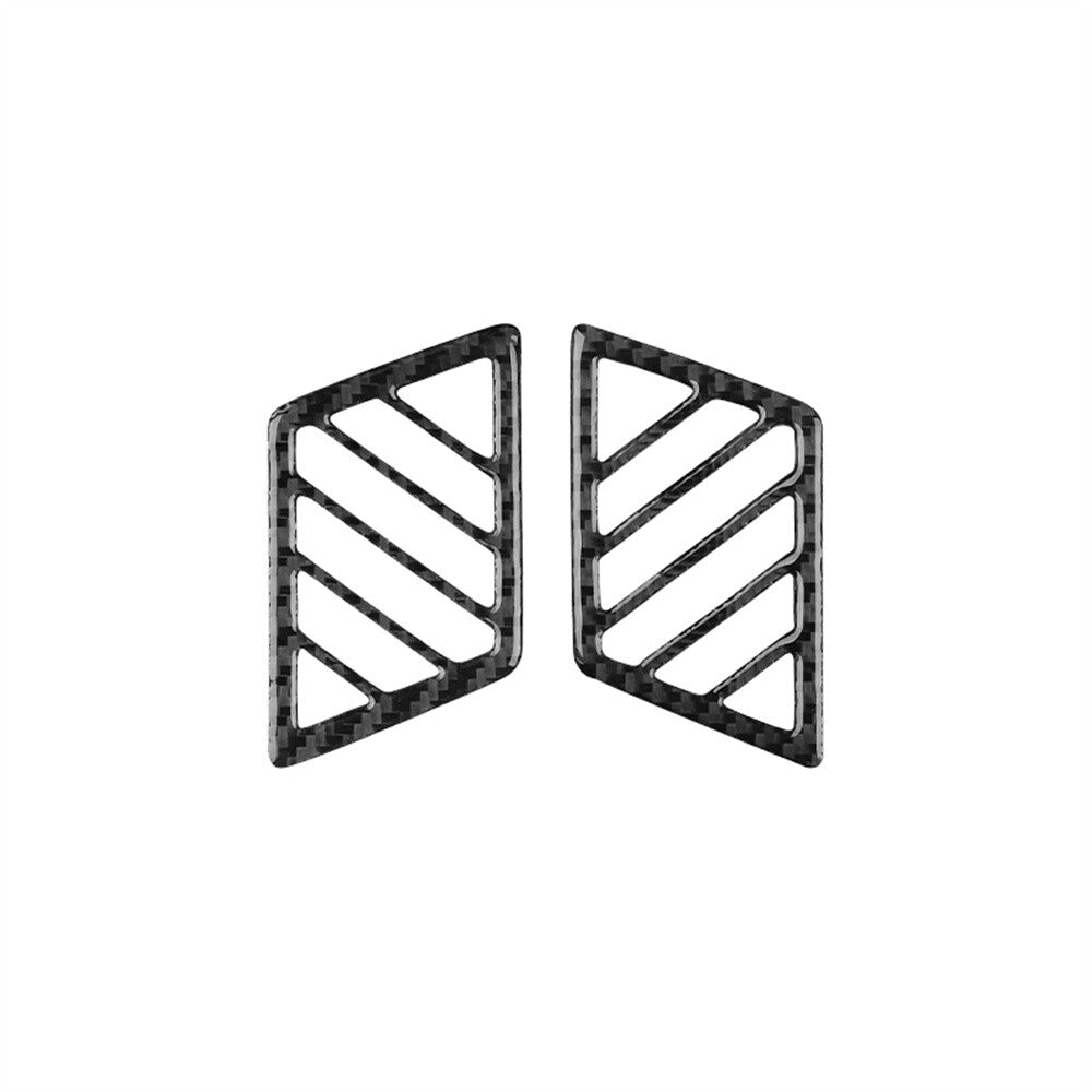 2¡ÁCarbon Fiber Inner Dashboard Air Vent Outlet Trim Fit for BMW X3 E83 2004-2010