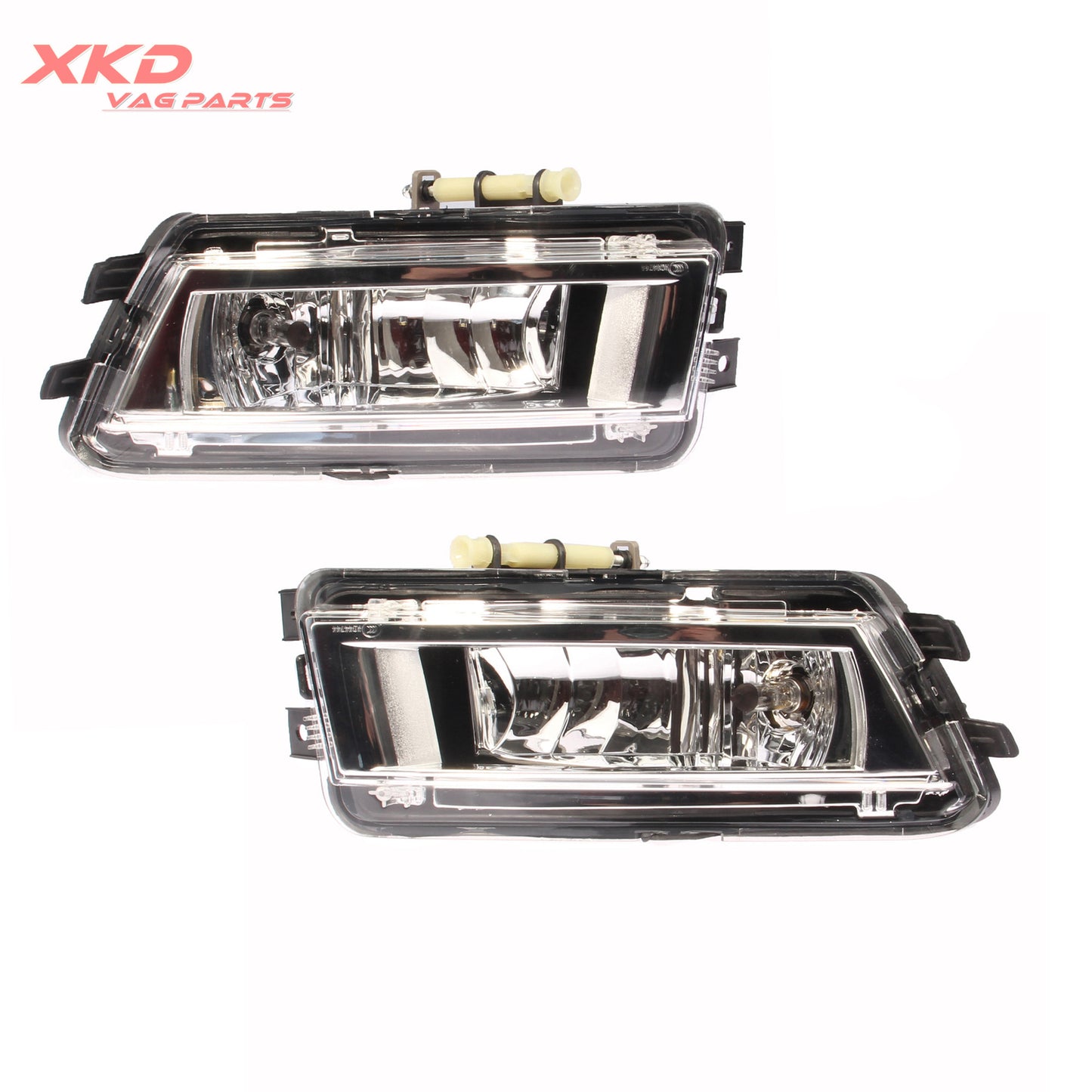 A pair of front halogen fog lights for the H8 for Volkswagen for Passat US version.