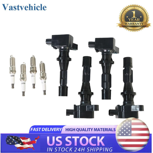 Ignition Coils  Spark Plugs for Mazda 3 6 MX-5 Miata CX-7 2.0L 2.3L 2.5L UF540