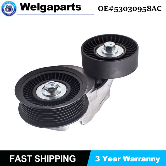 for Chrysler for Dodge for Jeep for Ram for Mitsubishi 53030958AC Serpentine Belt Tensioner New