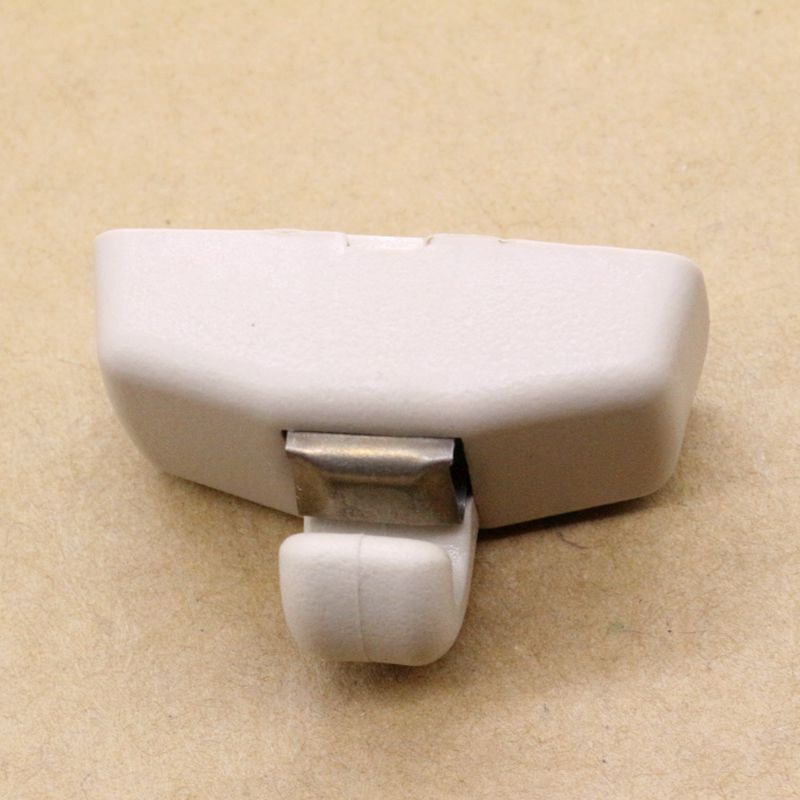 Beige driver or passenger side sun visor clip for Volkswagen for Jetta for Golf for Passat