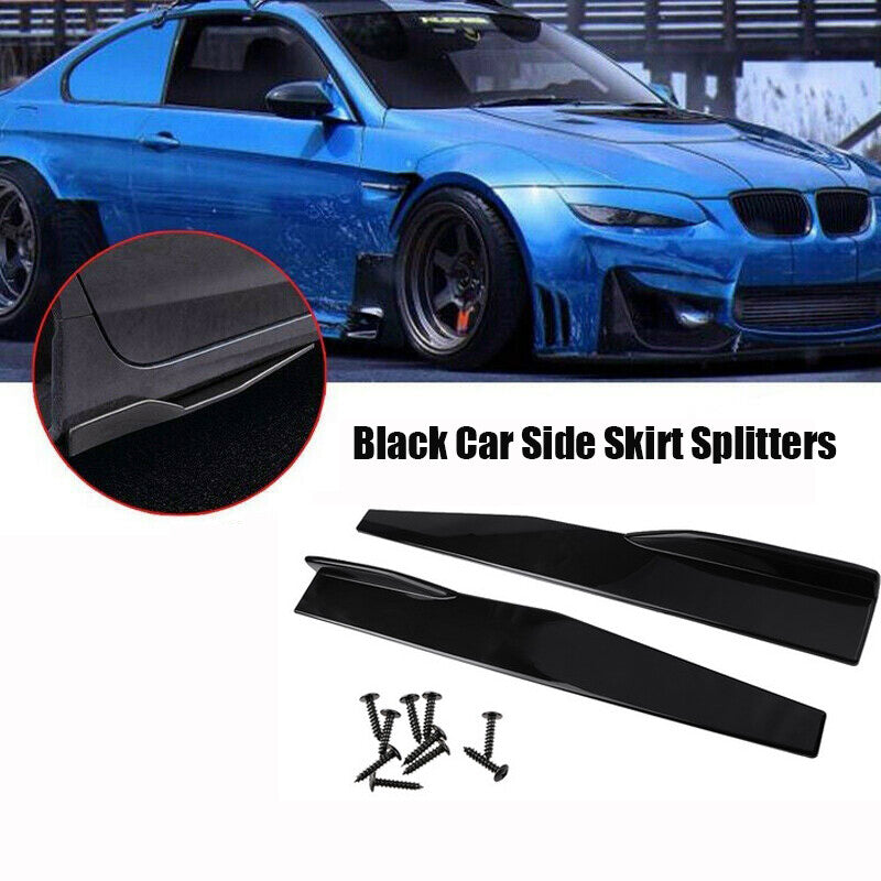 2-piece General Motors side skirt rocker panel body kit splitter Canard diffuser