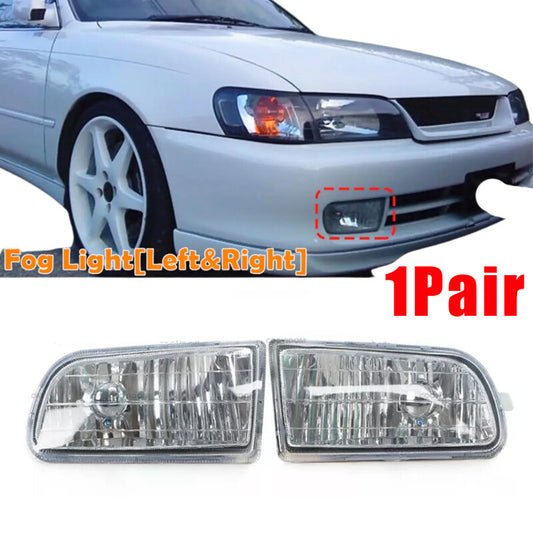 Pair front bumper fog light lamp assembly for Toyota for Corolla AE100 1993-1997