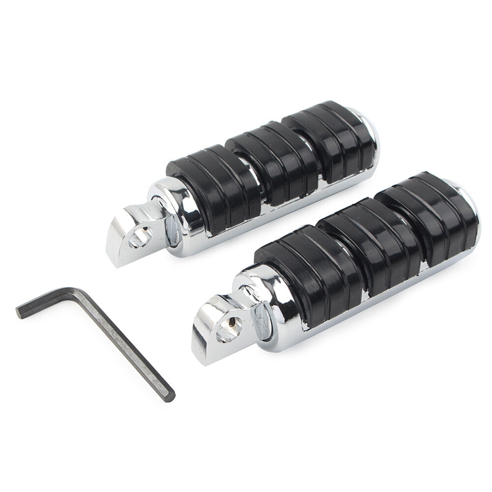 Rear Highway Foot Pegs Rest Pedals for Harley Davidson male mount-style Chrome