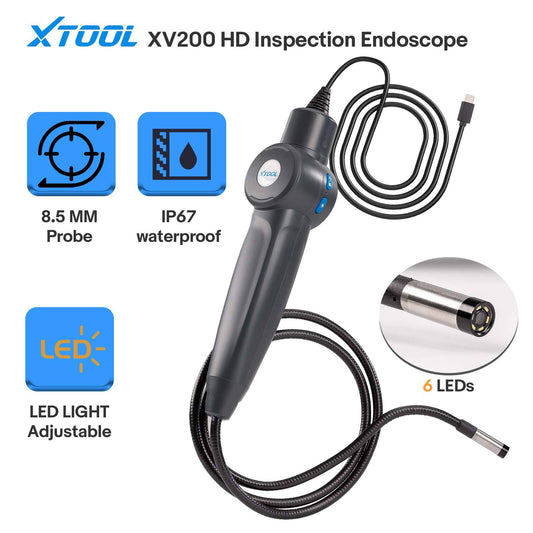 XTOOL XV200 Endoscope HD Inspection Camera Waterproof for XTOO LD8,A80, A80 Pro
