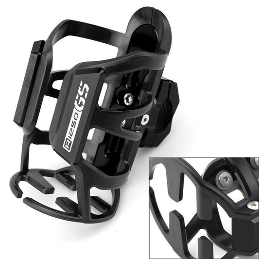 Beverage Water Bottle Drink Cup Holder Stand Fit for BMW R1250 1200 GS ADV LC Black