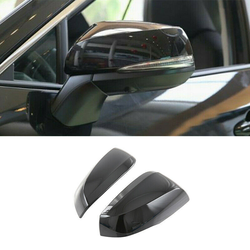for Toyota Highlander 2020-2023 Bright Black Side Door Rearview Mirror Cover cap