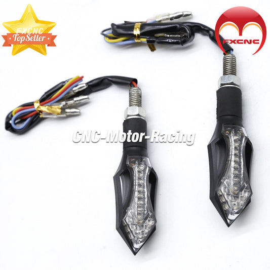 Motorcycle DC 12V 5.4W 4-Wire LED Flashing Turn Signal