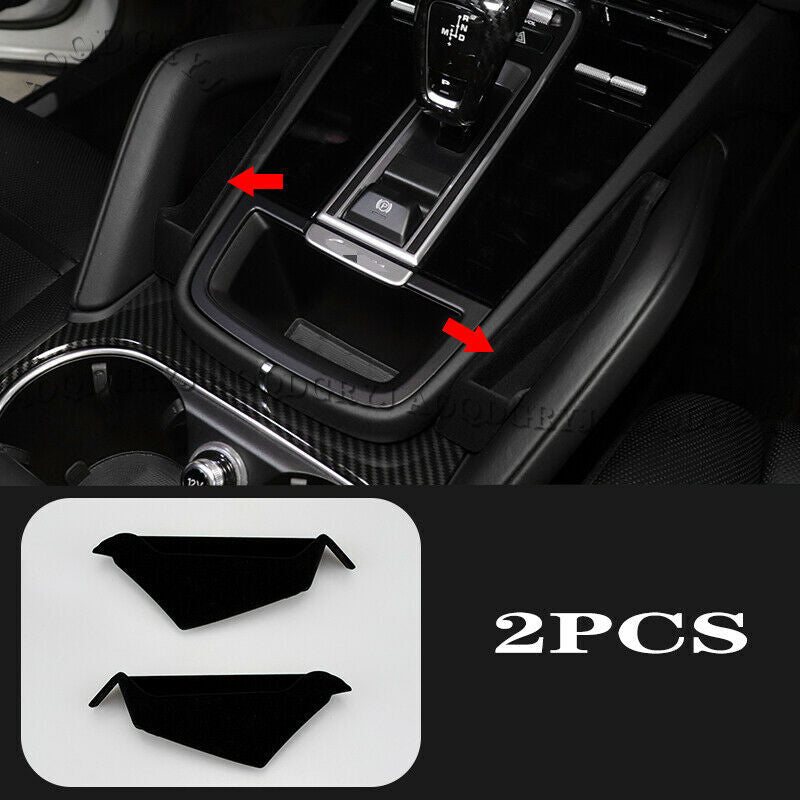 for Porsche for Cayenne 2019-2023Black Console for Seat Armrest Storage Container Holder