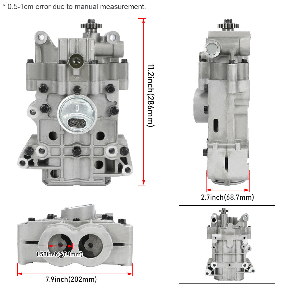 Shaft Balance Oil Pump 19 Teeth For 2015-19 for Hyundai Sonata Santa Fe for Tucson 2.4L