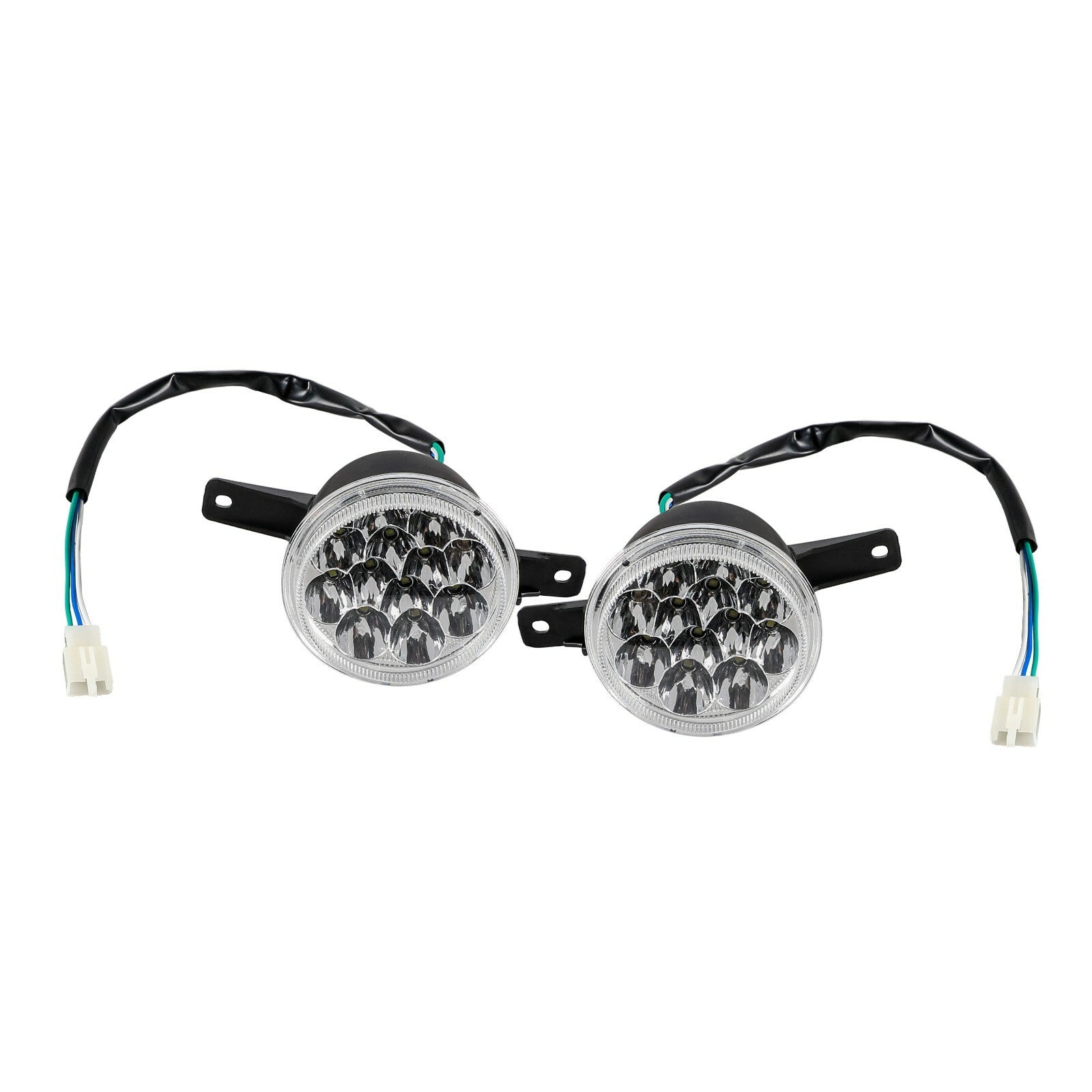 12V Pair Left Right Head Light Lamp 150cc 200cc 250cc Quad Bike ATV 4 Wheelers