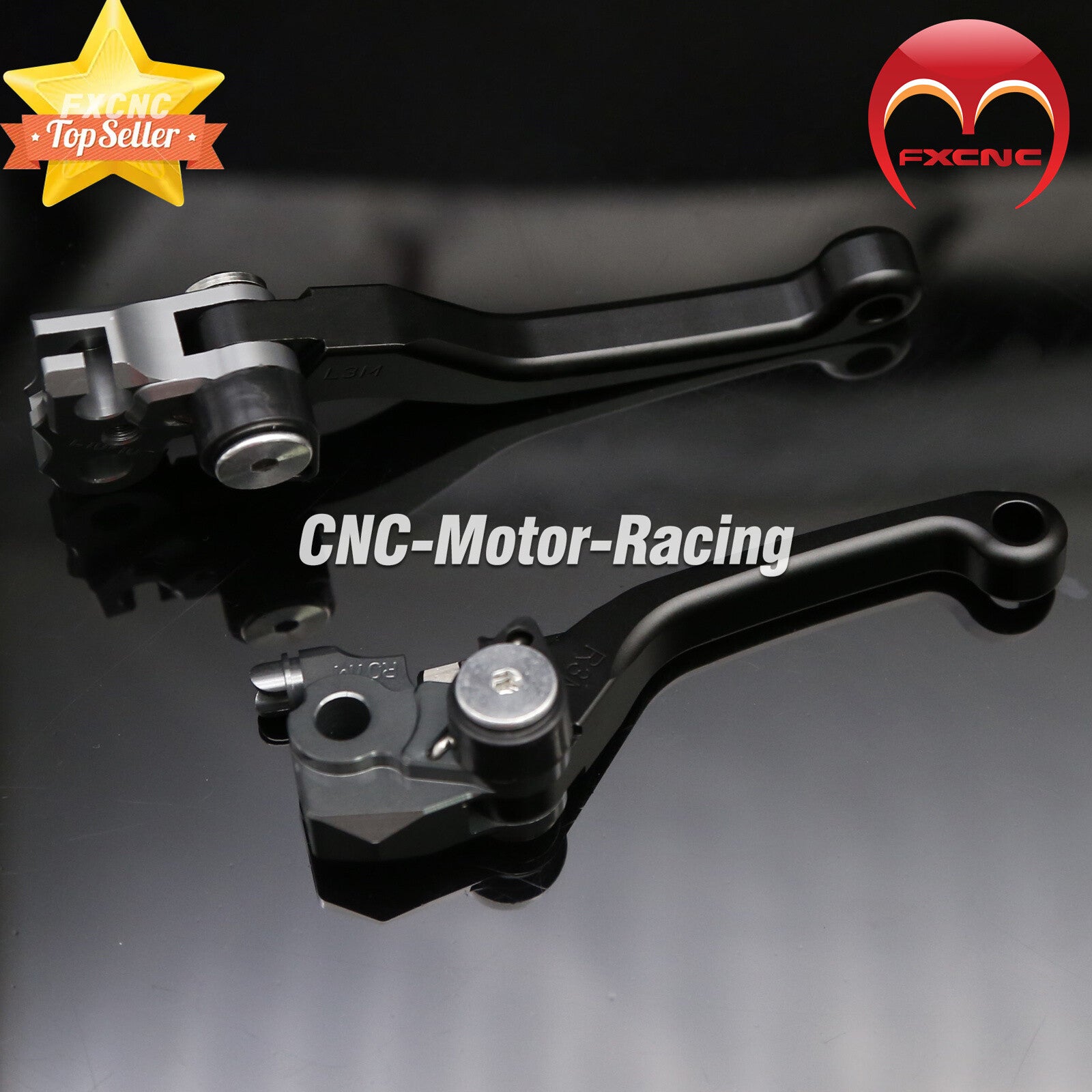 Suitable for Suzuki RM125 RM250 1996 - 2002 2003 CNC mountain bike pivot brake clutch lever.
