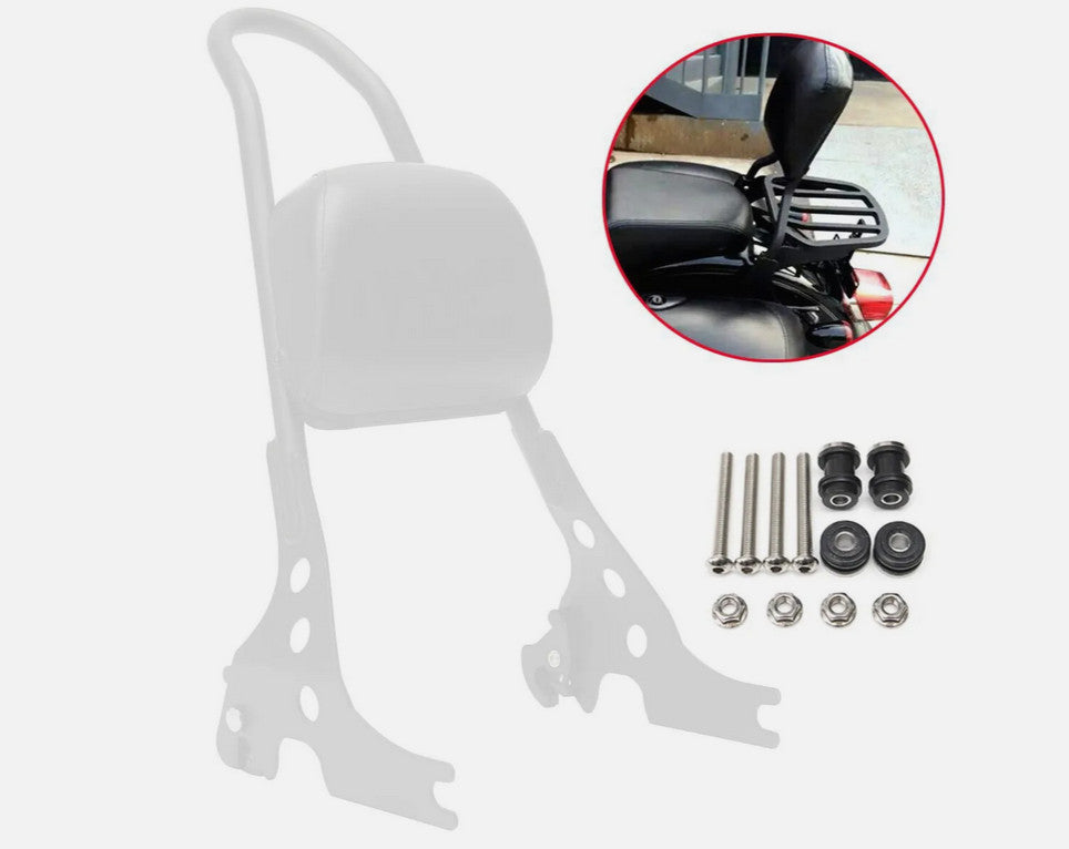 Detachable Sissy Bar Mounting Docking Hardware Kit for Harley Sportster 883 1200