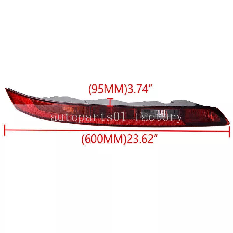 1Rear RightLower Bumper Tail Light Brake Stop Lamp 80A945070A for Audi Q5 18-21