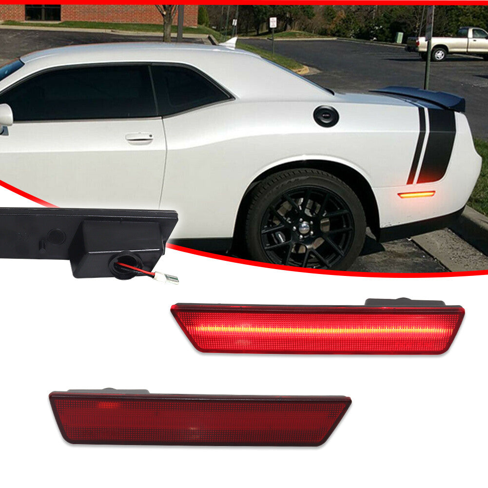 OE-style red lens rear marker LED light for 2008-14 for Dodge for Challenger