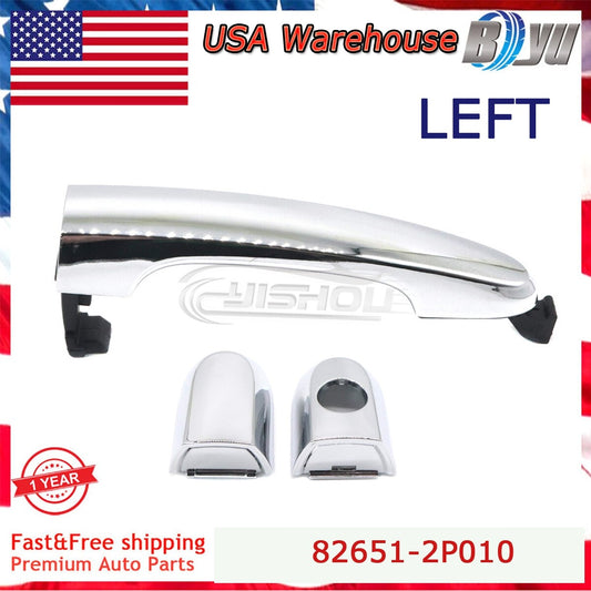 Left Front Rear Exterior Chrome Outside Door Handle Side For 2011-15 for Kia Sorento