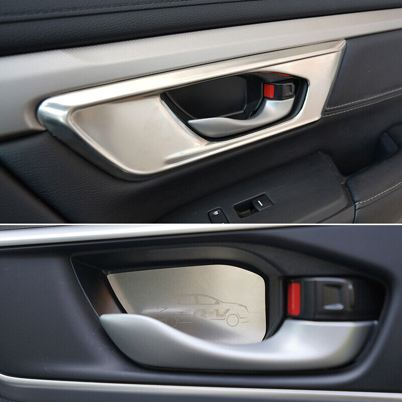for Honda CRV CR-V 2017-2021 Stainless Interior Door Handle Bowl Cover Trim 8Pcs