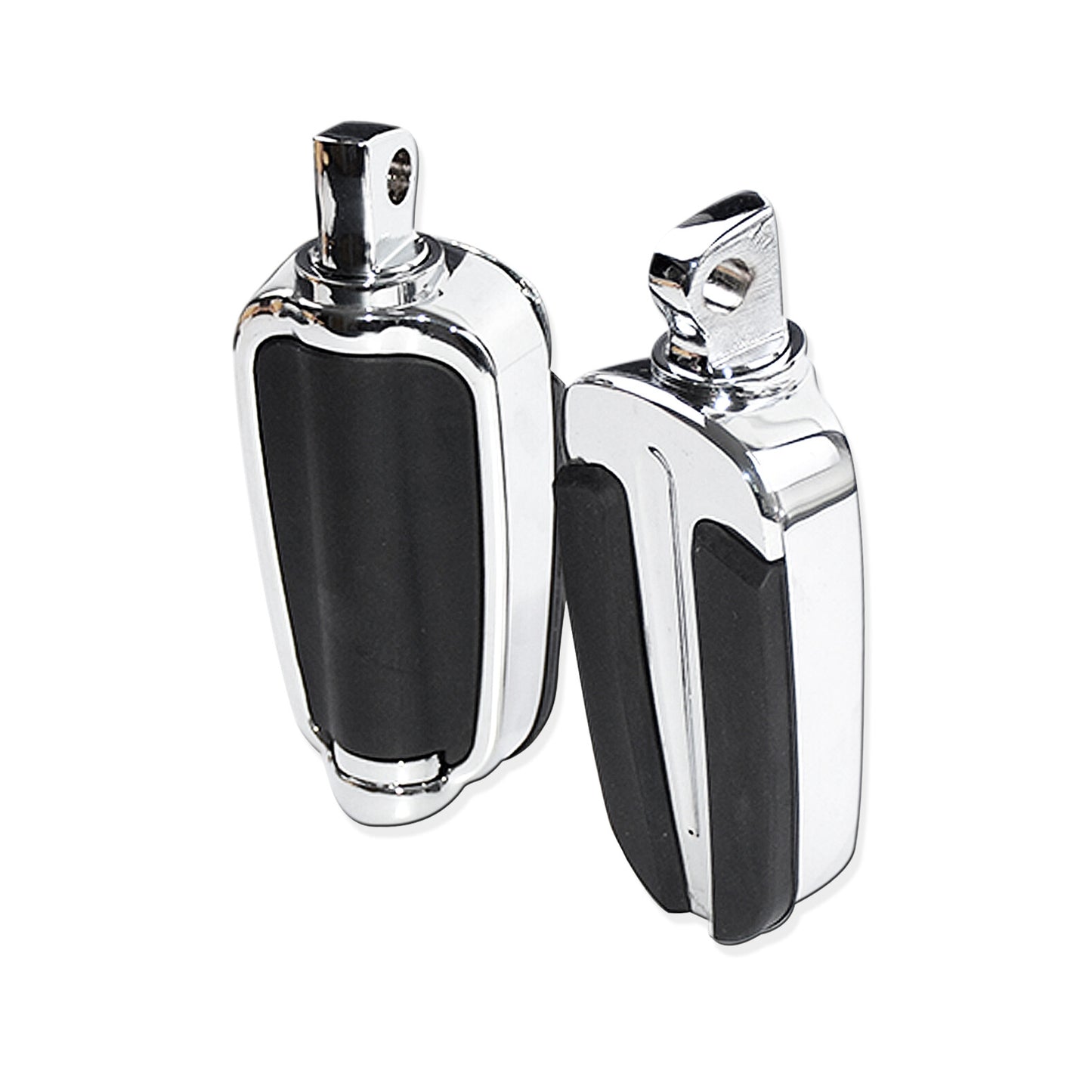 Chrome Foot Pegs Footrest Male Mount Fit for Harley Touring Road Electra Glide
