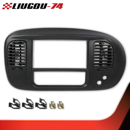 Center Dash radio with air conditioning vents, black, suitable for 1997-03 for Ford F150 Expedition, USA.