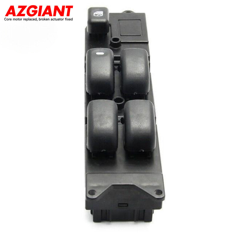 Front left drive side window switch for Mitsubishi Pajero models 1994-2004.