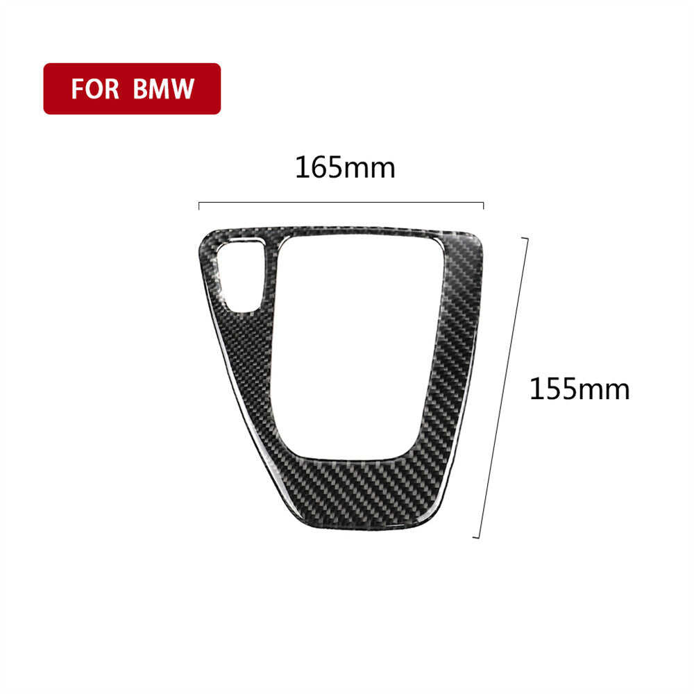 Carbon Fiber Interior Gear Shift Box Trim Fit for BMW 3 Series E90 E92 2005-2012