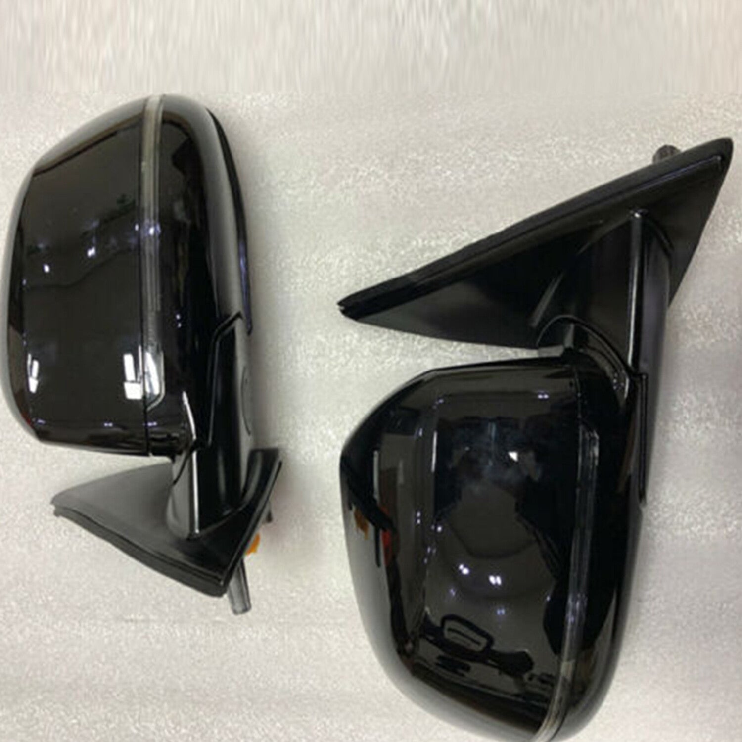 Pair F15 Car Side Door Mirror Set for BMW X5 Series 5 Pins 2013-2018 Black New