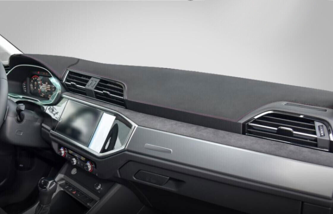 PU Leather Dashboard Dash Mat Non-slip DashMat Sun Shade Pad for Audi Q3 19-2023