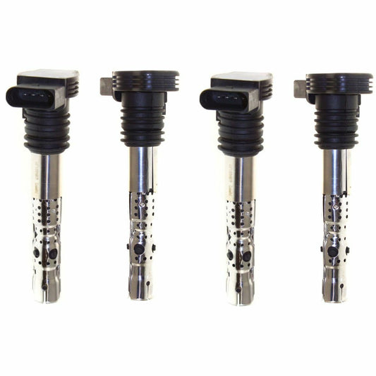 Ignition Coil for VW for Golf for Jetta for Passat Beetle for Audi A4 A6 TT 1.8T UF411 Set of 4