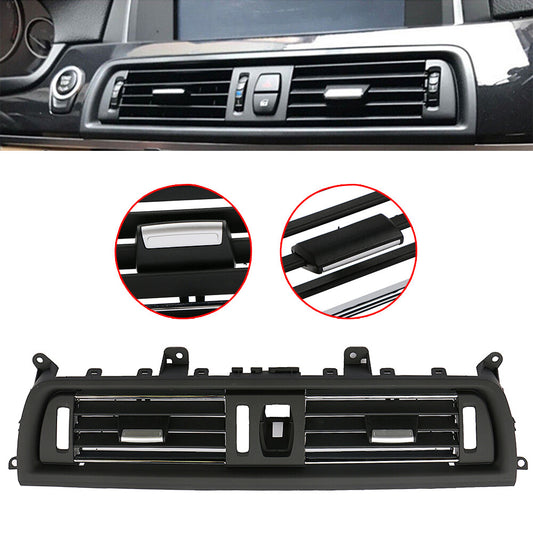 for BMW 528i, 520, 535i, 525, 528, 530 2010 - 2016: Front console grill dashboard AC vents.