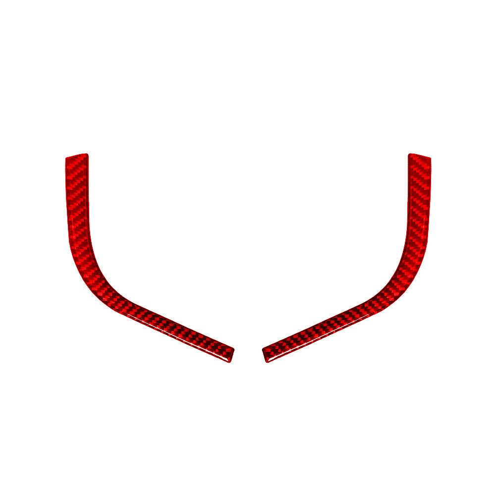 Red Carbon Fiber Gear Shift Side Strip for Land Rover Discovery Sport 2015-2019