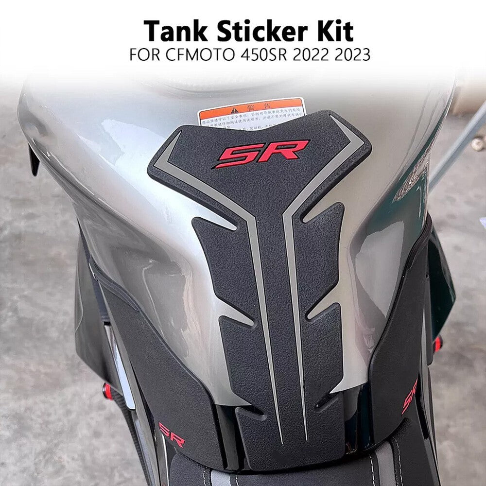 For CFMOTO 450SR 2022-2023 Motorcycle Fuel Tank Pad Anti-slip Tank Sticker Pad