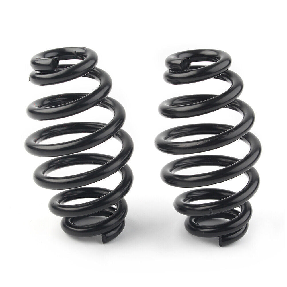 3 Barrel Coiled Solo for Seat Springs Black for Harley Chopper Bobber Softail