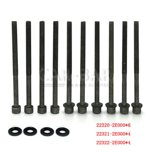 Cylinder Head Bolt Set for 2012-2020 for Hyundai for Kia 2.0L 22320-2E000 22321-2E000