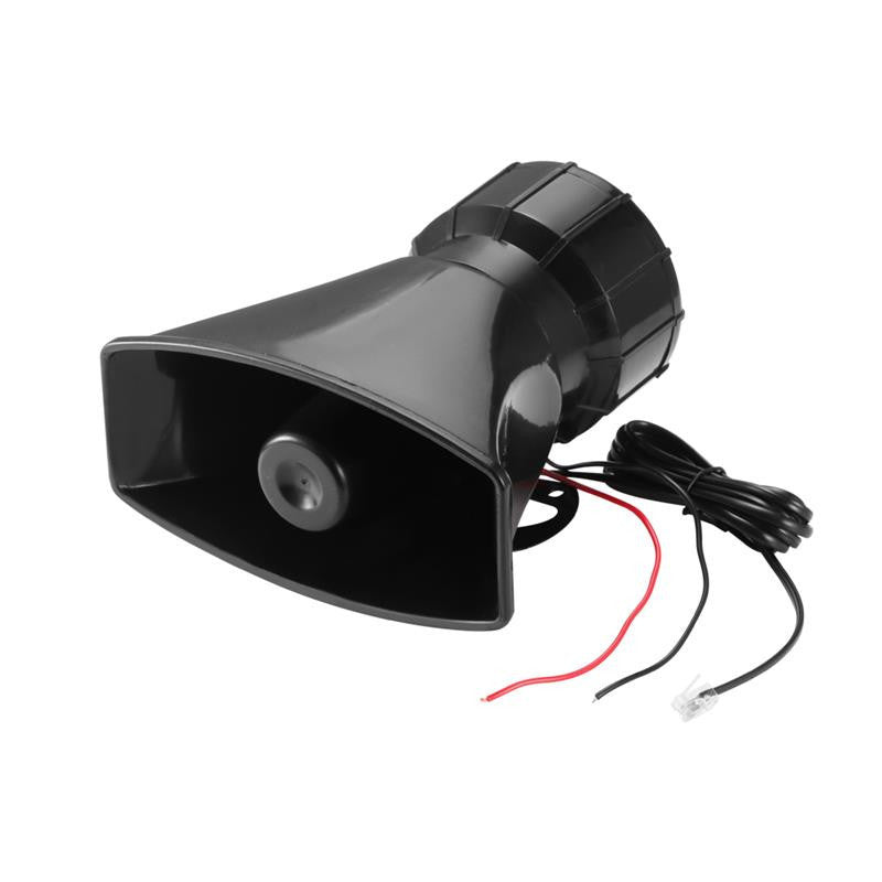 Car High Loud 7 Sound Horn 12V MIC Microphone Loud Speaker Speeches Horn