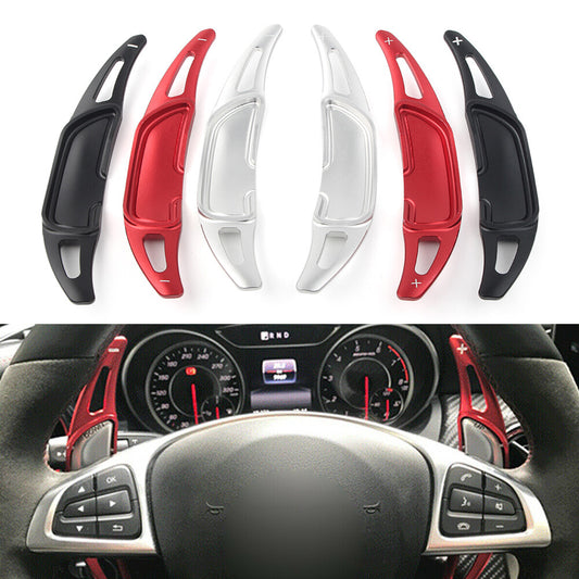 2x Steering Wheel Shift Shifter Paddle for Benz GLA45 SL63 A45 C63 E63 S65