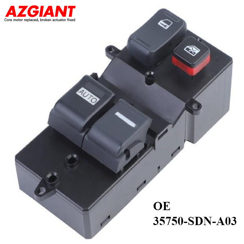 LEFT DRIVER SIDE MASTER POWER WINDOW DOOR SWITCH for 2003 - 2007 for Honda Accord