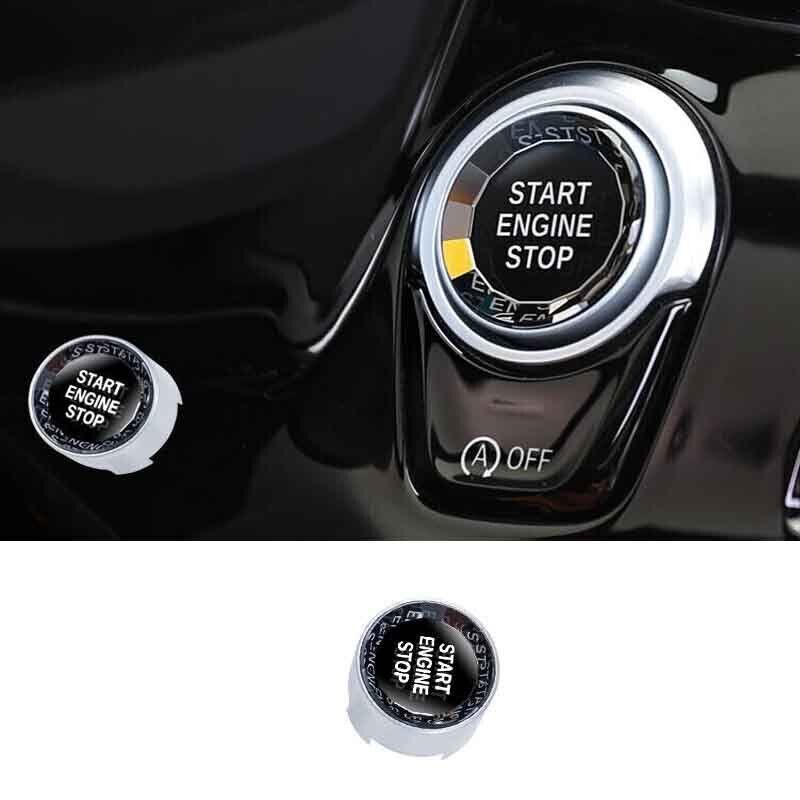 for BMW 5 Series G30 18-22 Start Button Ignition Switch ABS Silver Cover Trim