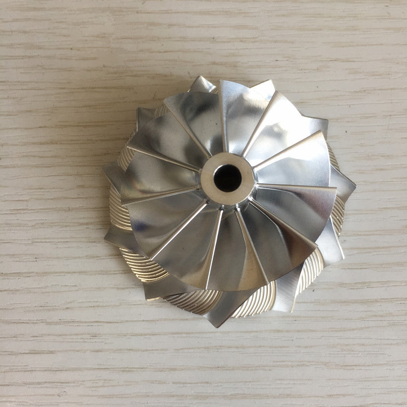 TD05H 20G reverse 52.56/68.01mm 11+0 blades Billet compressor wheel low blade