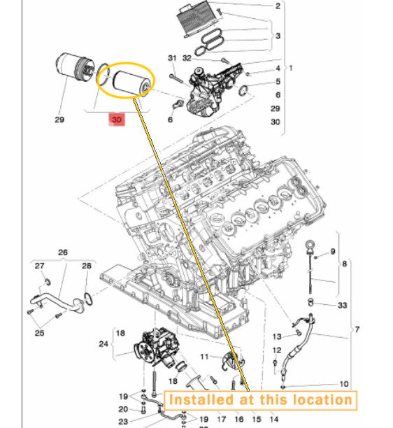 Oil and air filter kit for Bentley GT 07C115562E 3W0129620B/C