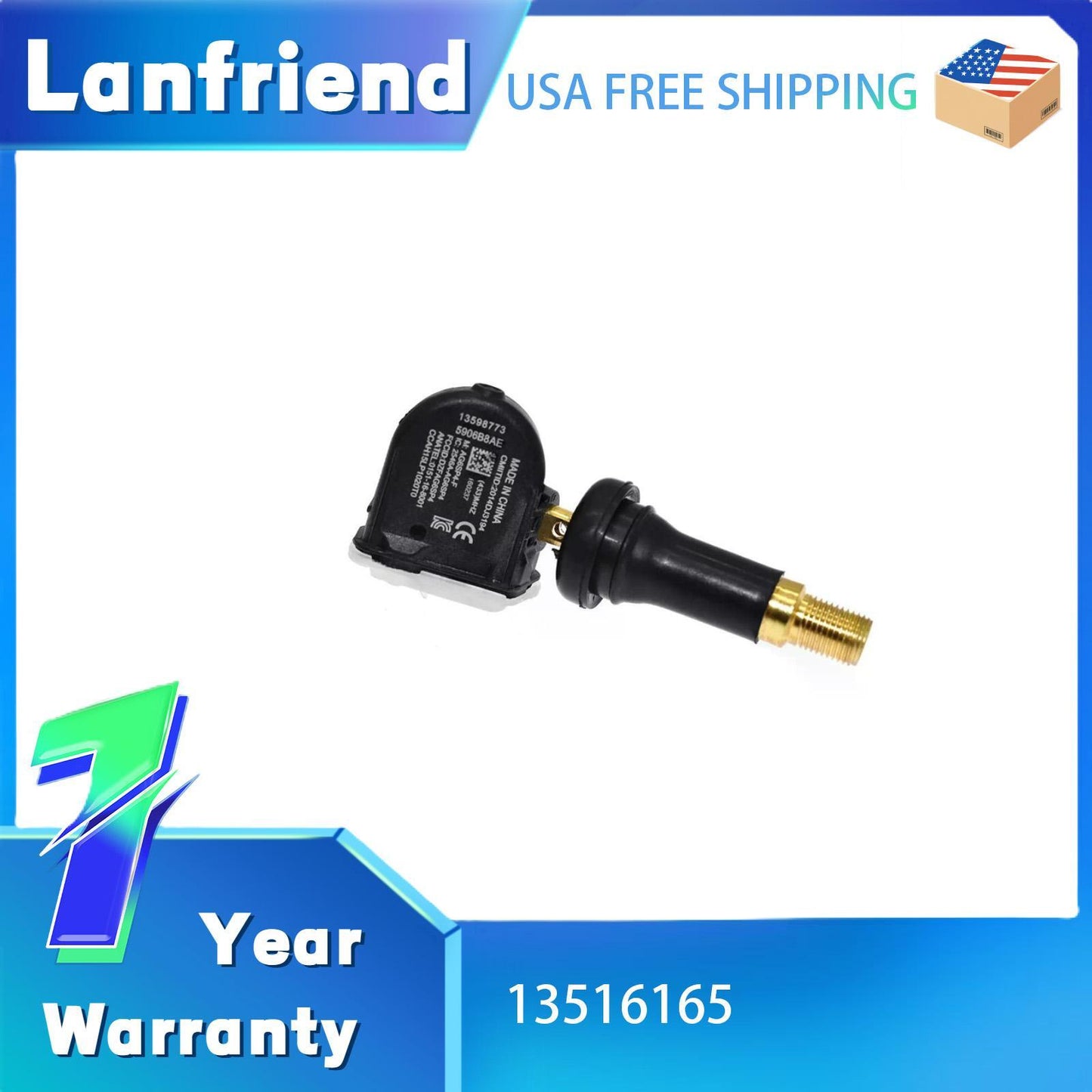13516165 TPMS Sensor Fit for Chevy Malibu for Buick Encore 2015-2023