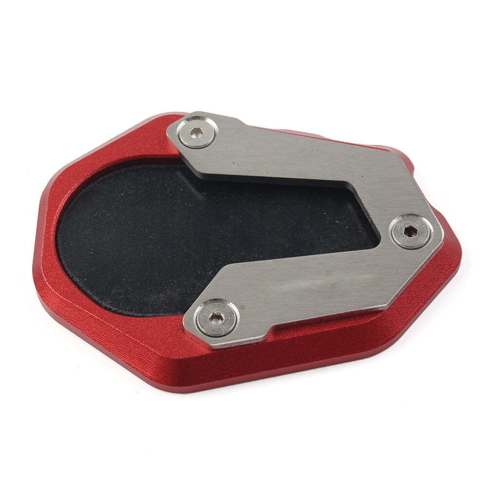 for BMW F900R 2020-2024 Kickstand Side Stand Enlarger Foot Sopport Pad Plate Red