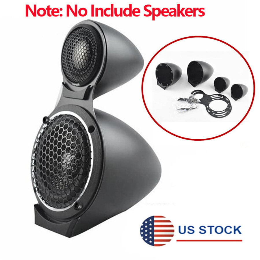 3.5 inch Mid-Range Car Speaker Three-way Tweeter Bracket Shell Gasket Universal