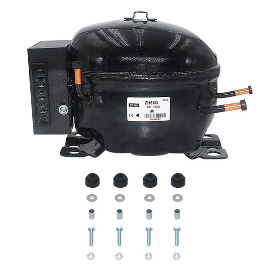 12V 24V DC Car Refrigeration Air Compressor Fridge Freezer Marine R134a ZH65G