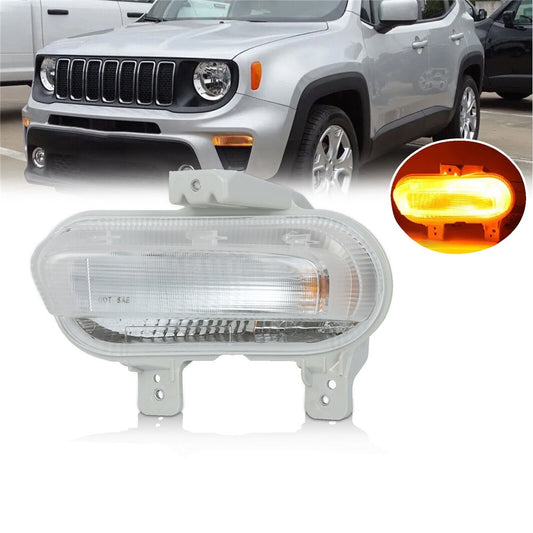 For 2019-2022 for Jeep Renegade Bumper Parking Turn Signal Light Fog Lamp Left Side