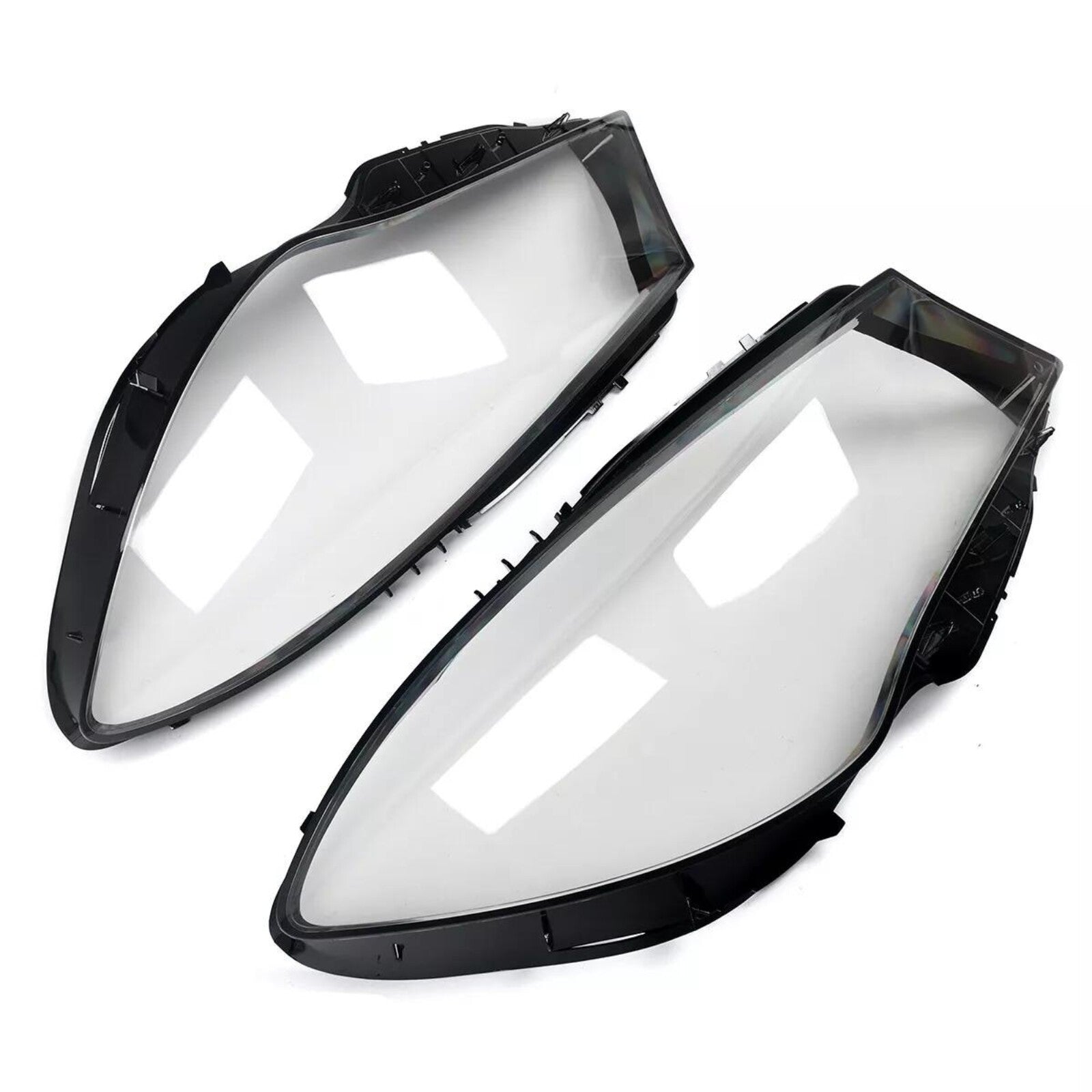 2x Front Headlight Lens Cover LampShade For 2016-2019 for Mercedes-Benz W117 CLA45