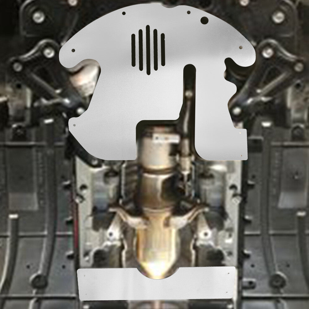 One CatShield catalytic converter safety protection device is applicable to 2010-2015 for Toyota Prius.