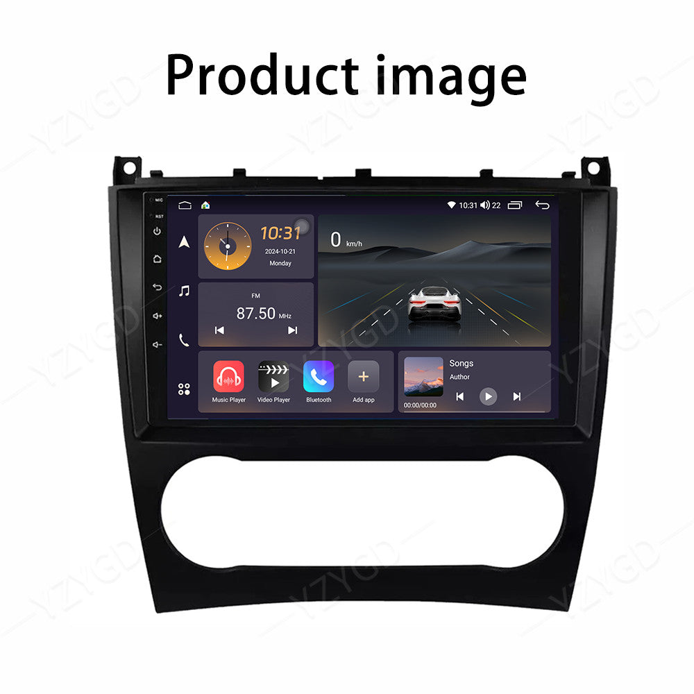 Android 14 Car Stereo Radio for Mercedes for Benz C-Class W203 2004-2007 CarPlay GPS