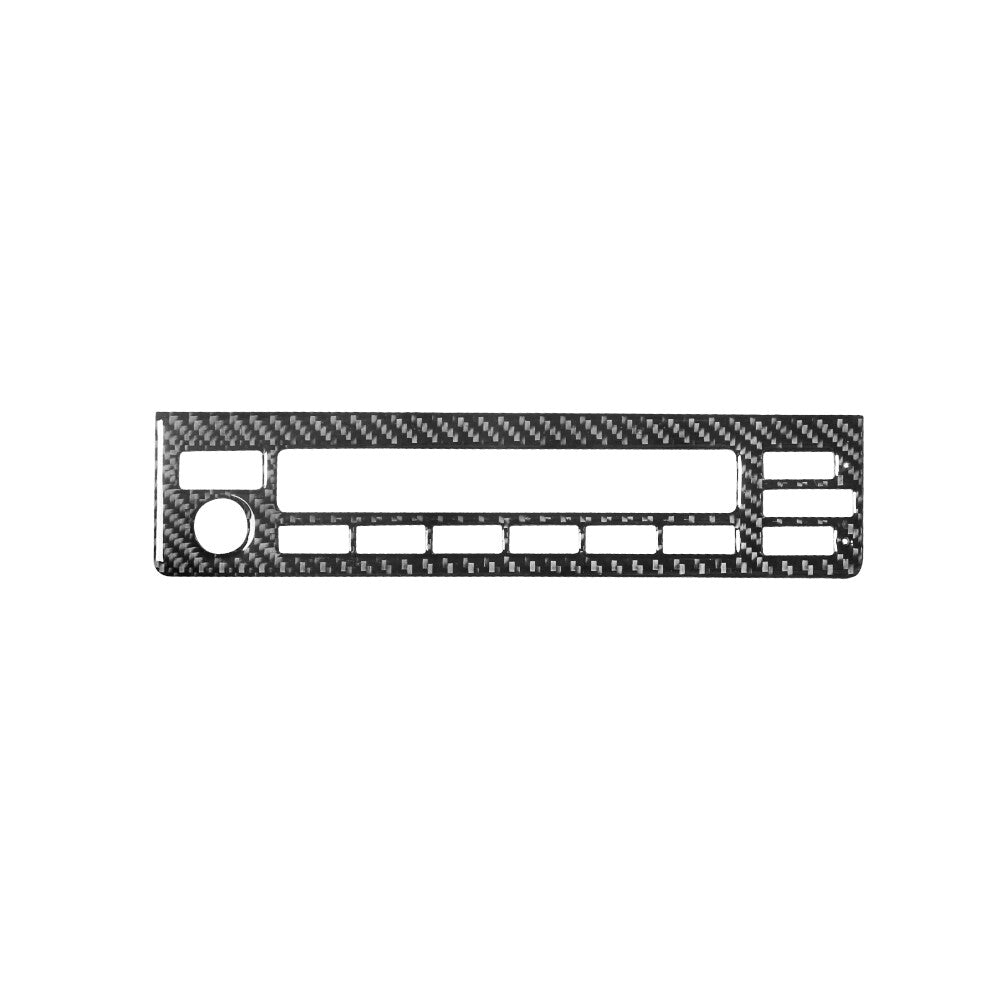Center Console Radio Control Cover Carbon Fiber Sticker for BMW M5 E39 1998-2003
