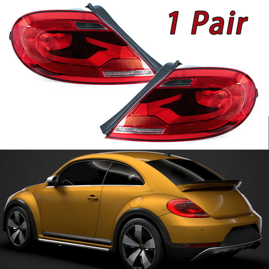 Pair Tail Light Cover Rear Brake Lamp LED DRL for Volkswagen for VW Beetle 2013-2020